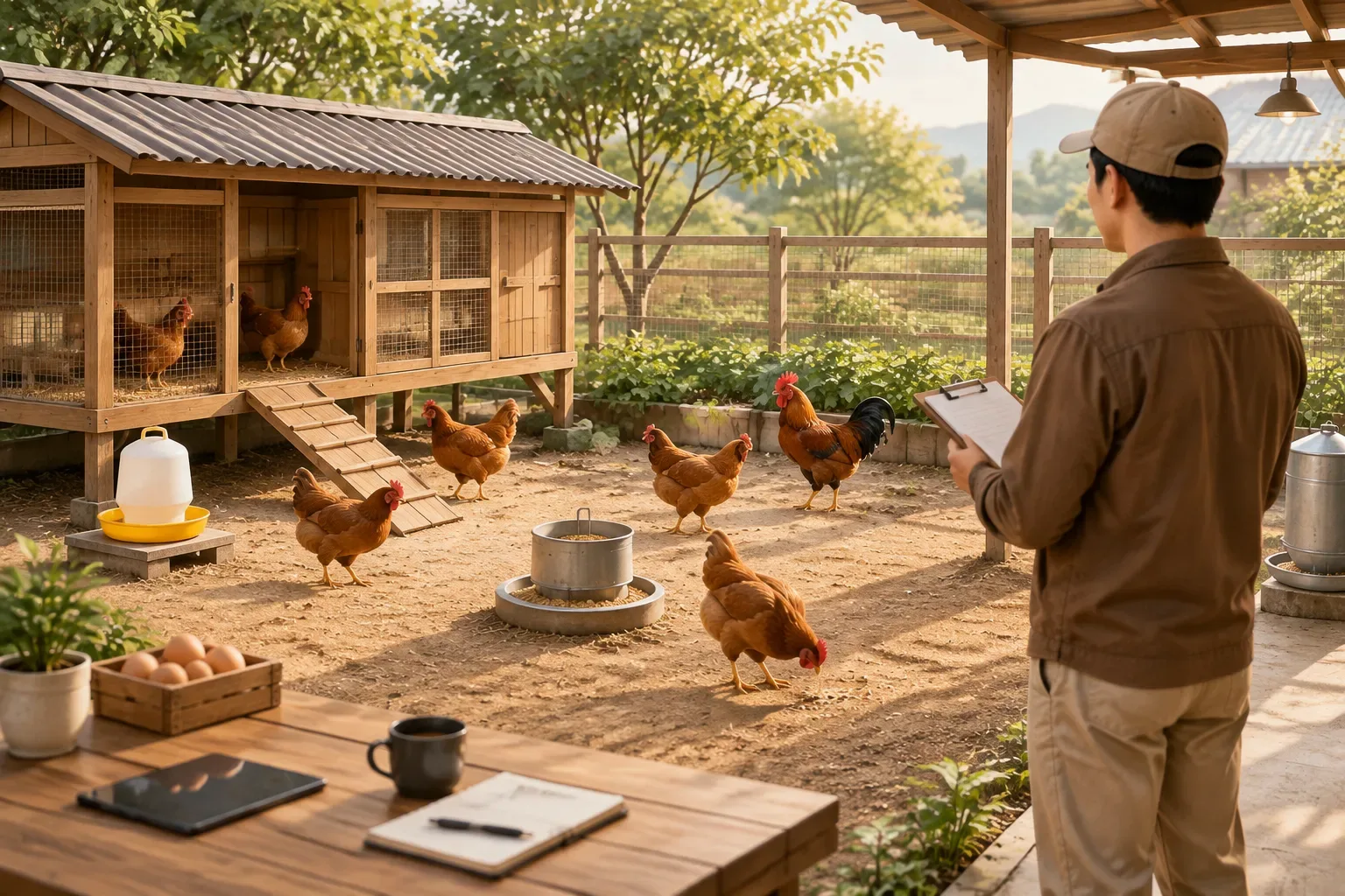 Minh họa trực quan về Xác định mục tiêu và quy mô trước khi nuôi